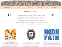 Tablet Screenshot of bookfairs.com